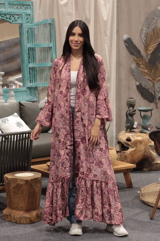 Kimono Largo de Seda