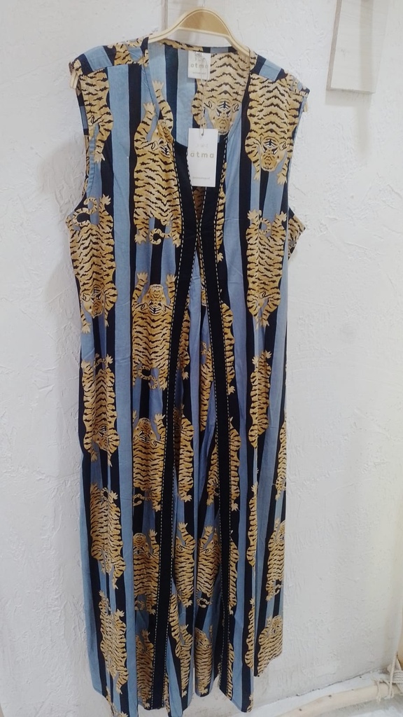 Vestido Largo de Algodón