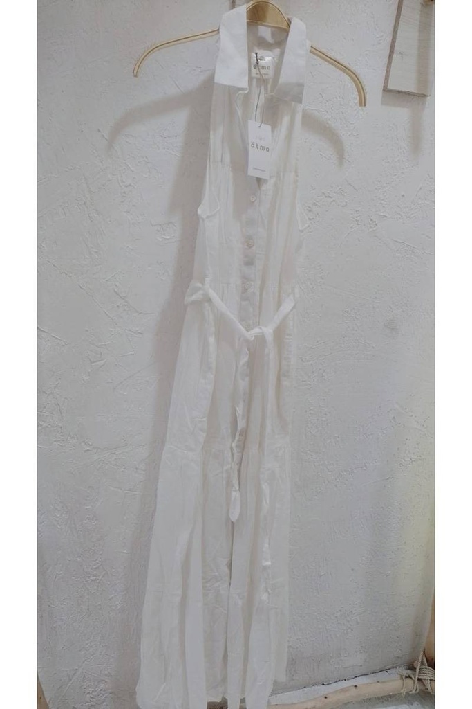 Vestido Largo de Algodón