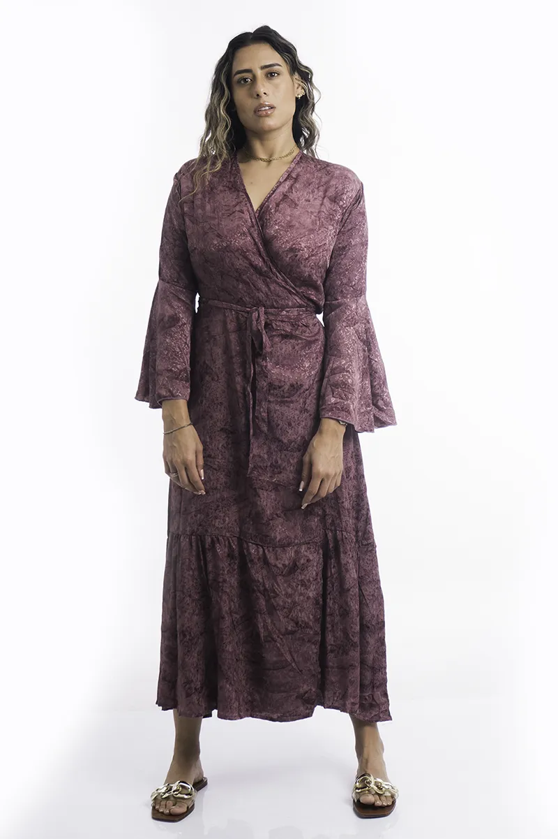 Vestido Largo de Seda