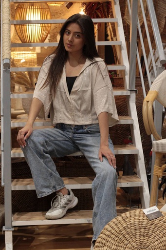 [BL1730-2] Blusa de Seda