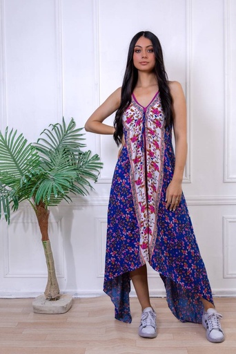 [TA01-1] Vestido Largo de Rayon