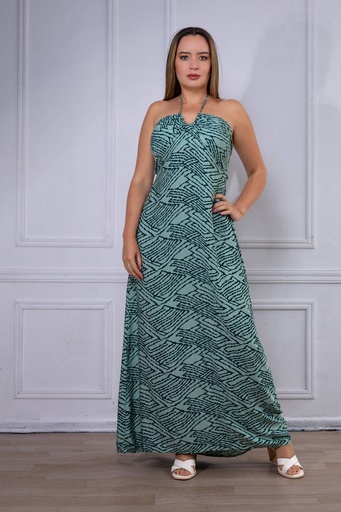 [TA01-12] Vestido Largo de Rayon