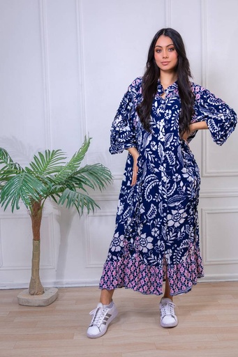 [TA03-1] Vestido Largo de Rayon